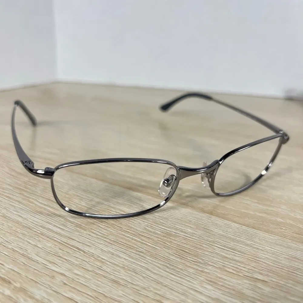 Ray-Ban Sleek RB3162 004/48 Silver Sunglasses Flex Hinge 52-19 Excellent Cond